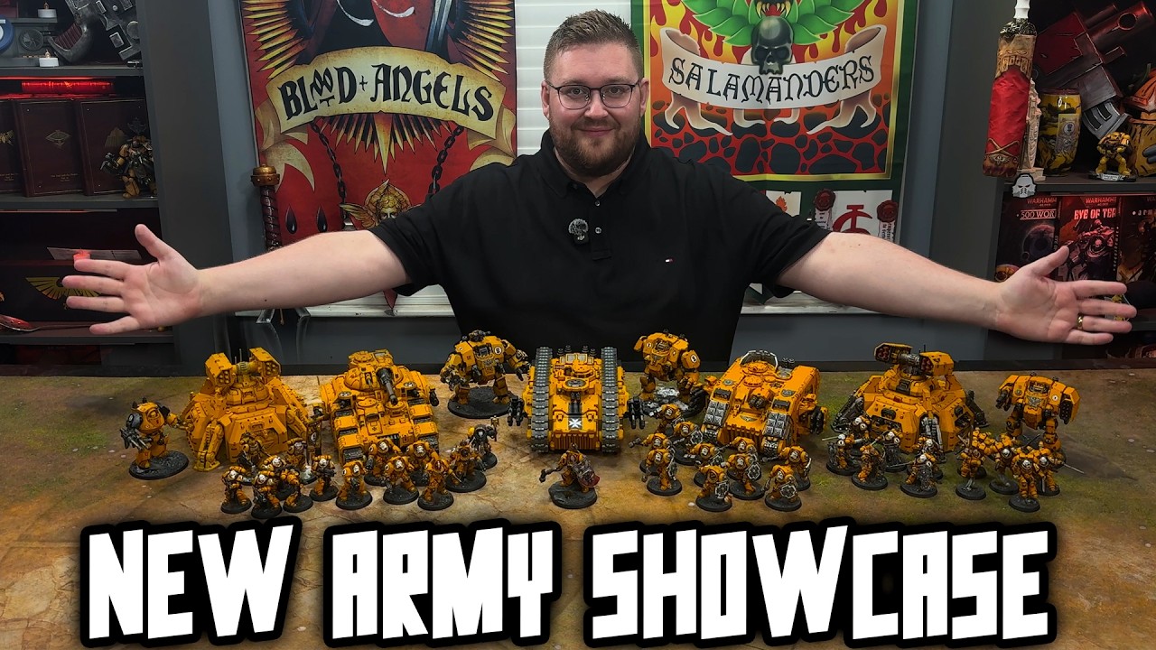 My NEW Imperial Fist 40K ARMY IS HERE!!! Showcase & More!