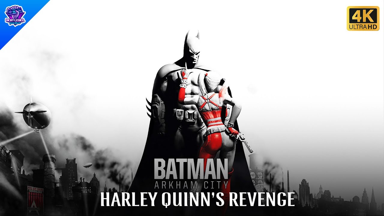 🎭 Batman: Arkham City &ndash; Harley Quinn&rsquo;s Revenge DLC All Cutscenes (4K Movie)