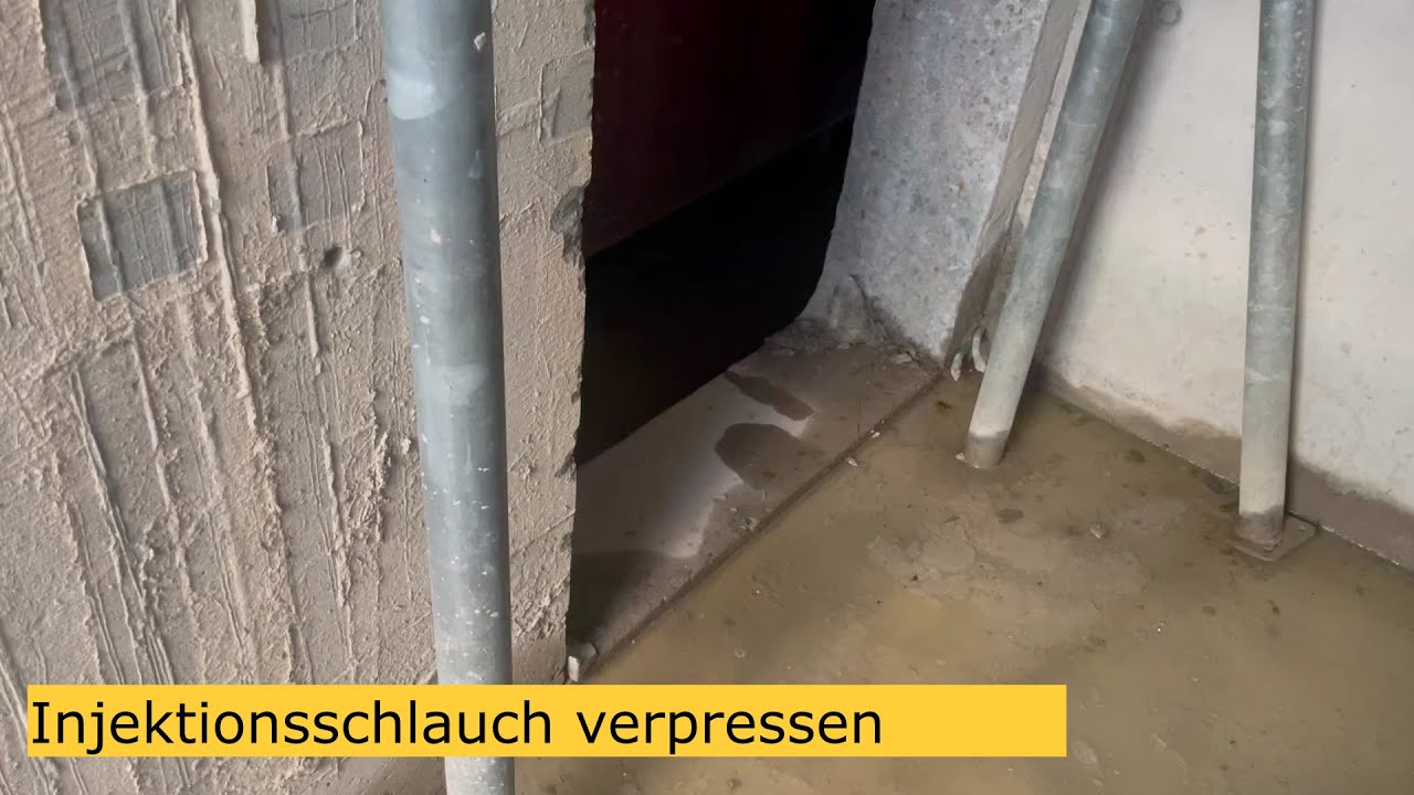Injektionsschlauch verpressen
