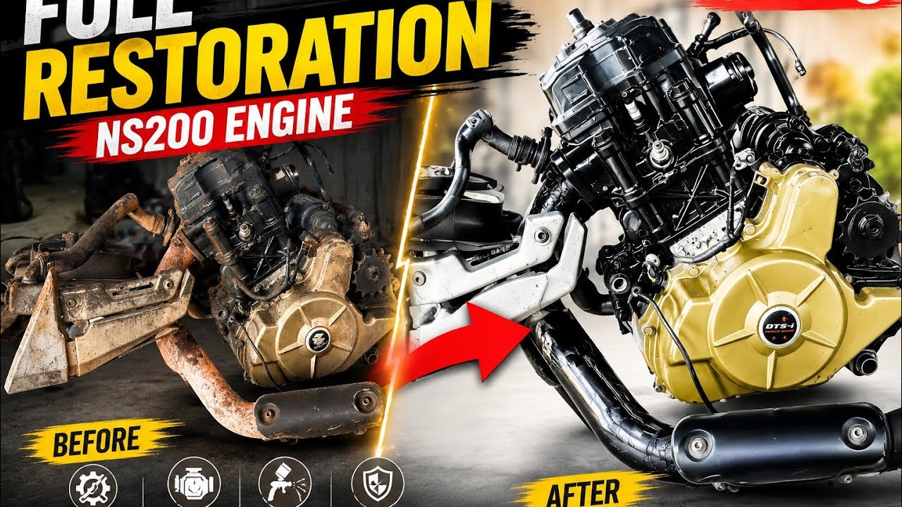 Full Restoration NS200 Engine || Bajaj Engine RS & NS full work || full video