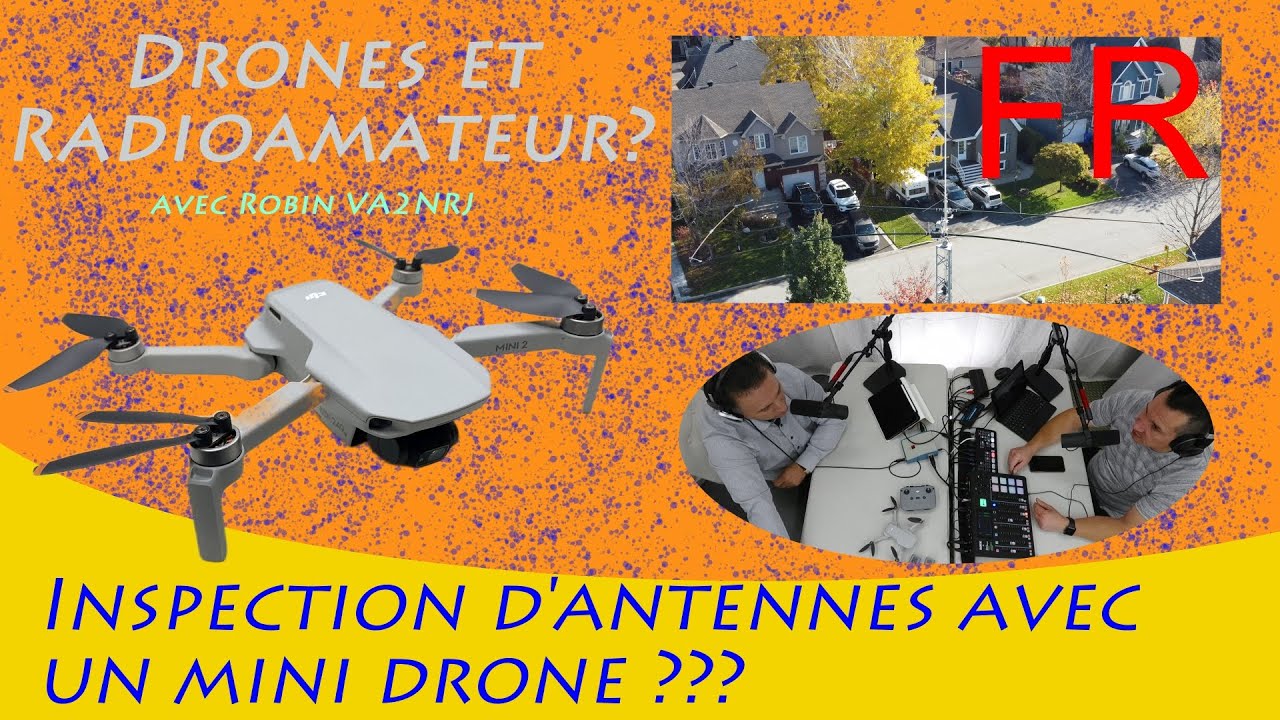 Inspection d'antennes avec un mini drone - DJI Mini 2