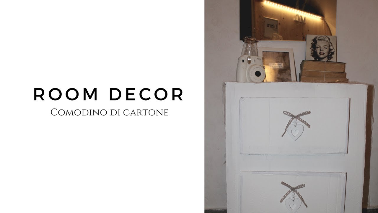 DIY || COMODINO DI CARTONE || MARIKA WHITE