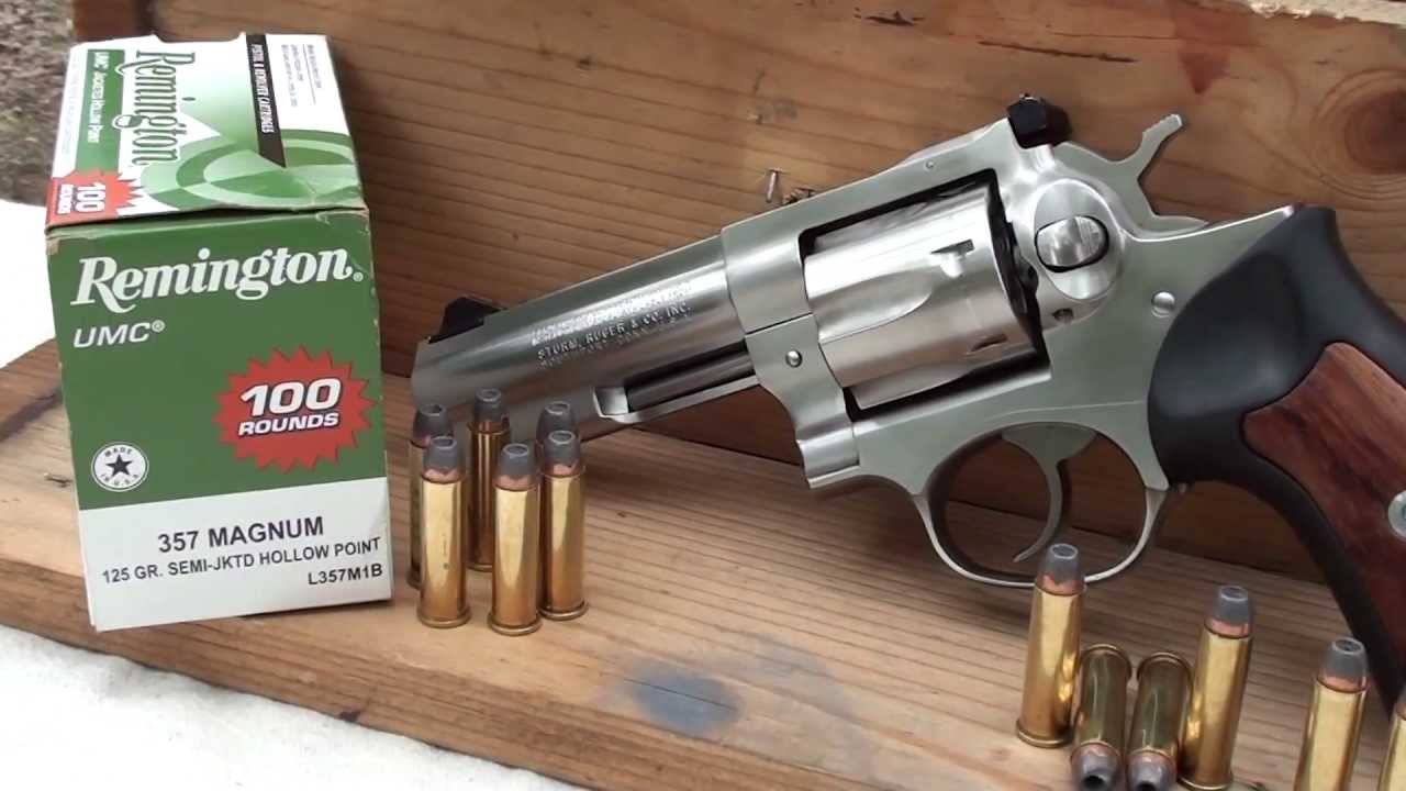 Тест на баллистический гель для пули Remington 357 Magnum 125gr