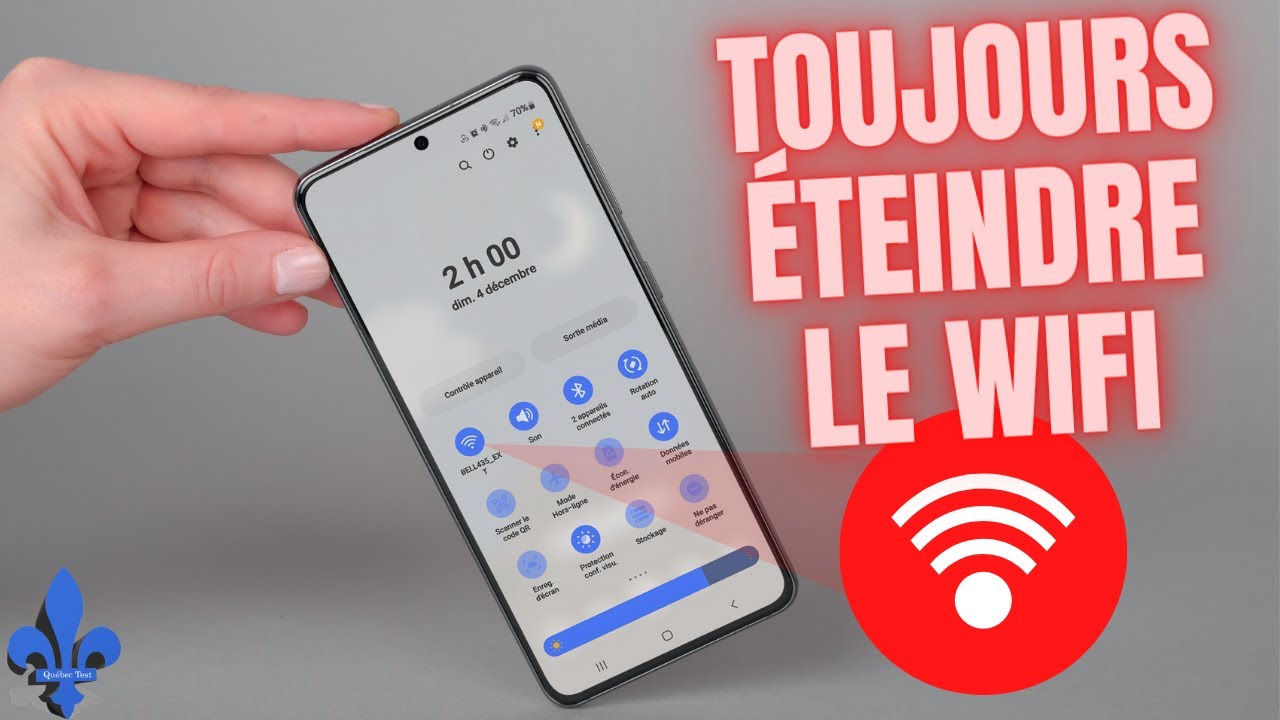 &Eacute;teignez le WiFi de votre t&eacute;l&eacute;phone MAINTENANT