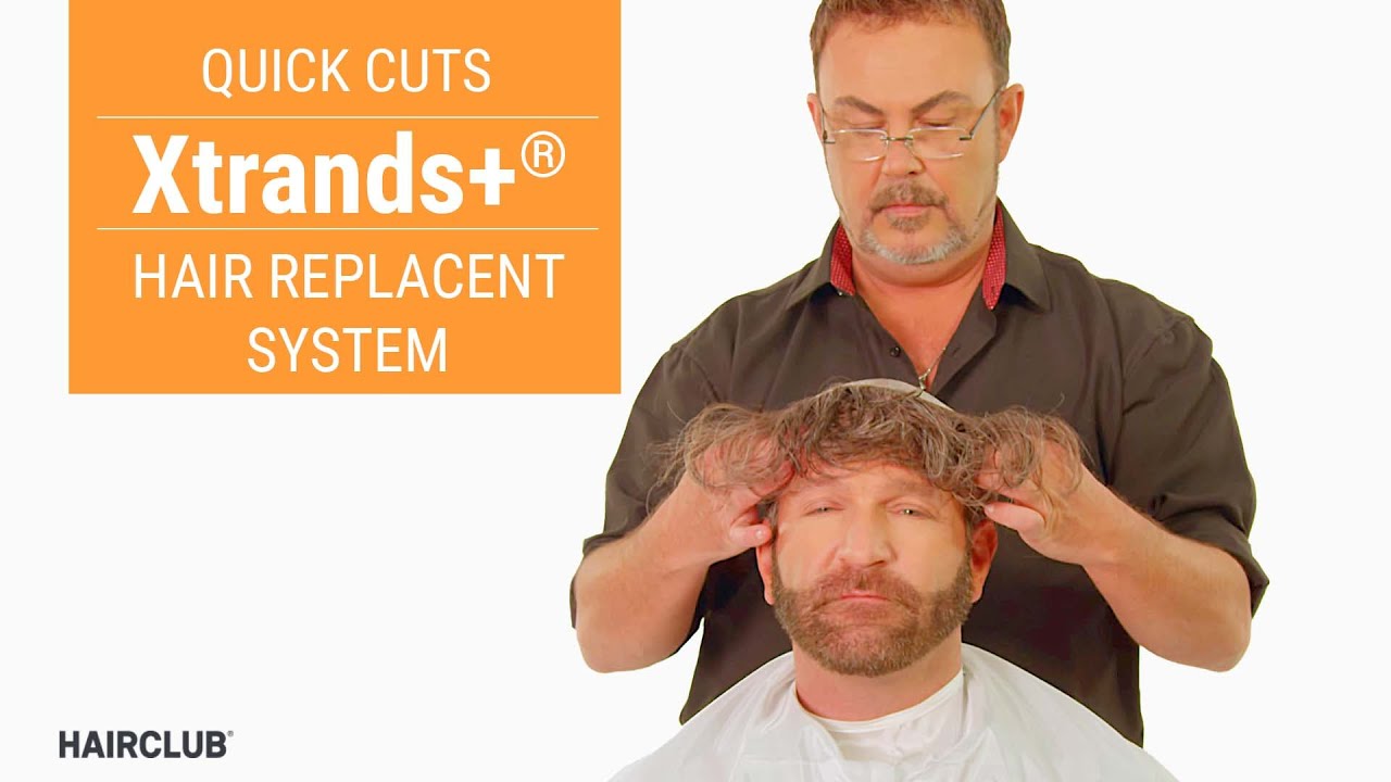 What is the Xtrands+ hair replacement solution for men and women