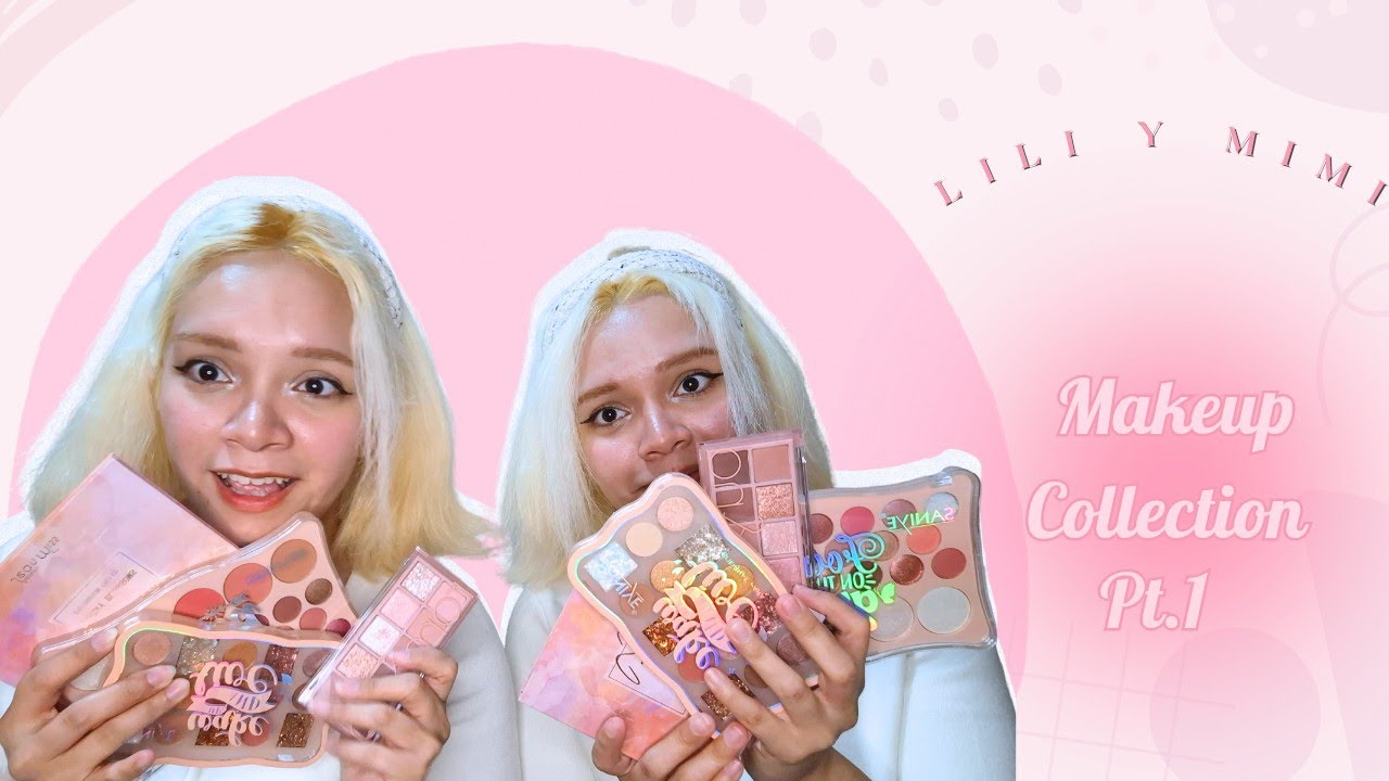 Twins Collection | Colección de maquillaje Pt. 1💖 | Mostramos nuestras paletas de sombras