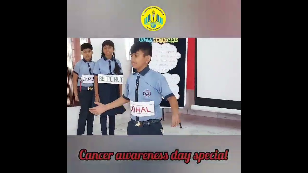 Informational Skit on National Cancer Awareness day 2023 | Gyankunj International school