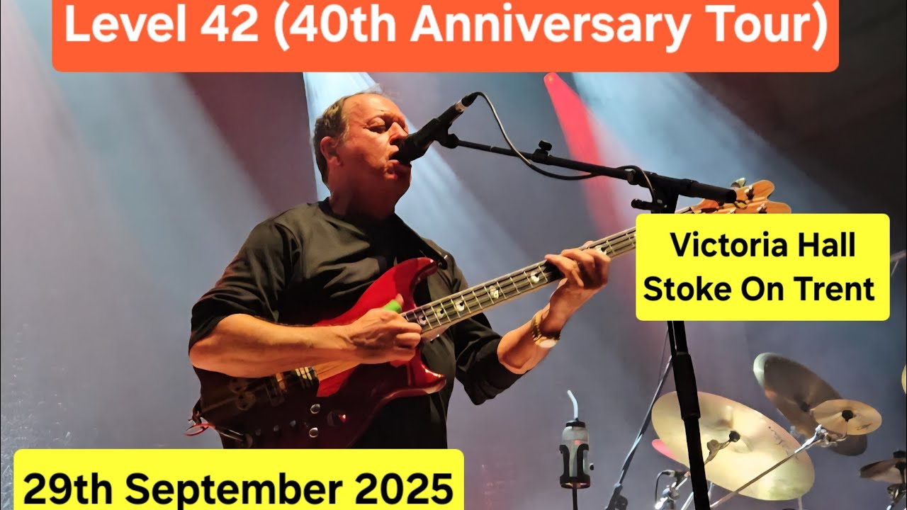Level 42 (40th Anniversary Tour) with Roachford supporting. Stoke On Trent. 29th September 2025