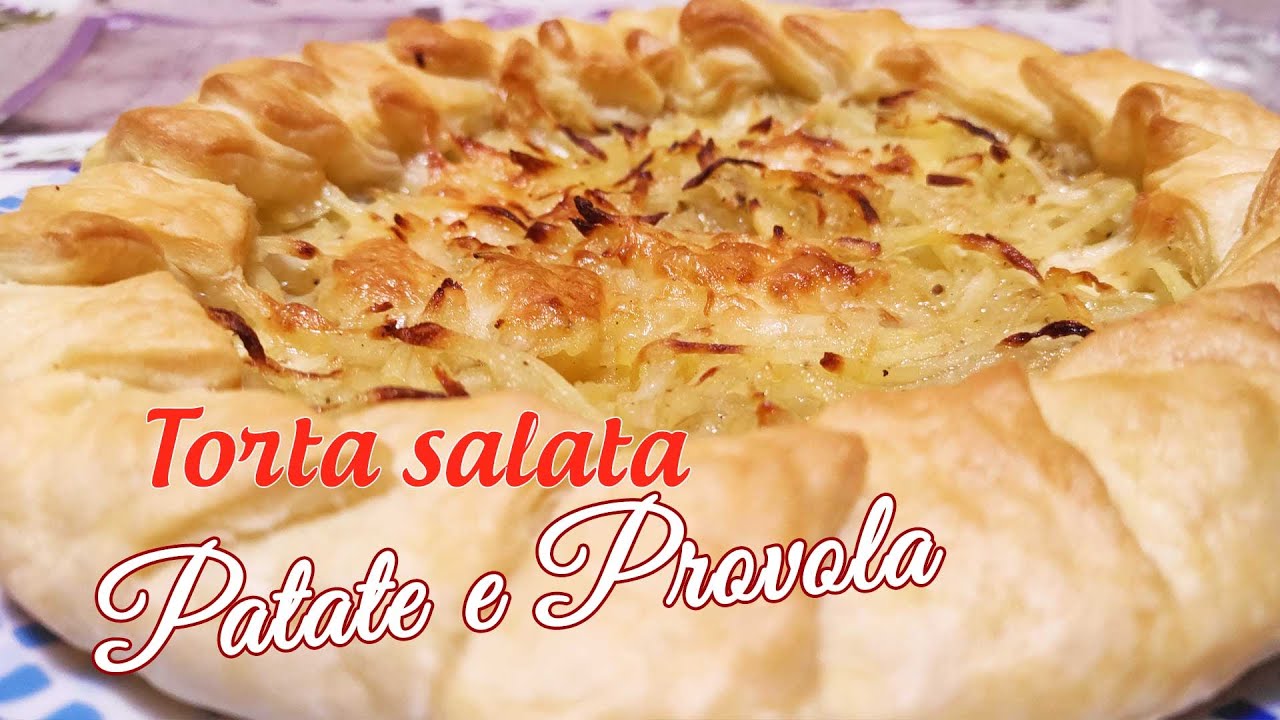 Hai due patate e la pasta bris&eacute;e? Prepara questa TORTA SALATA DIVINA!