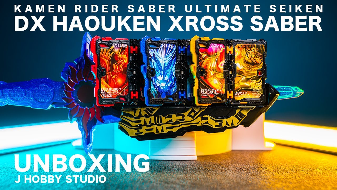 Kamen Rider Saber DX Haouken Xross Saber / Unboxing and Henshin Sound with English Sub