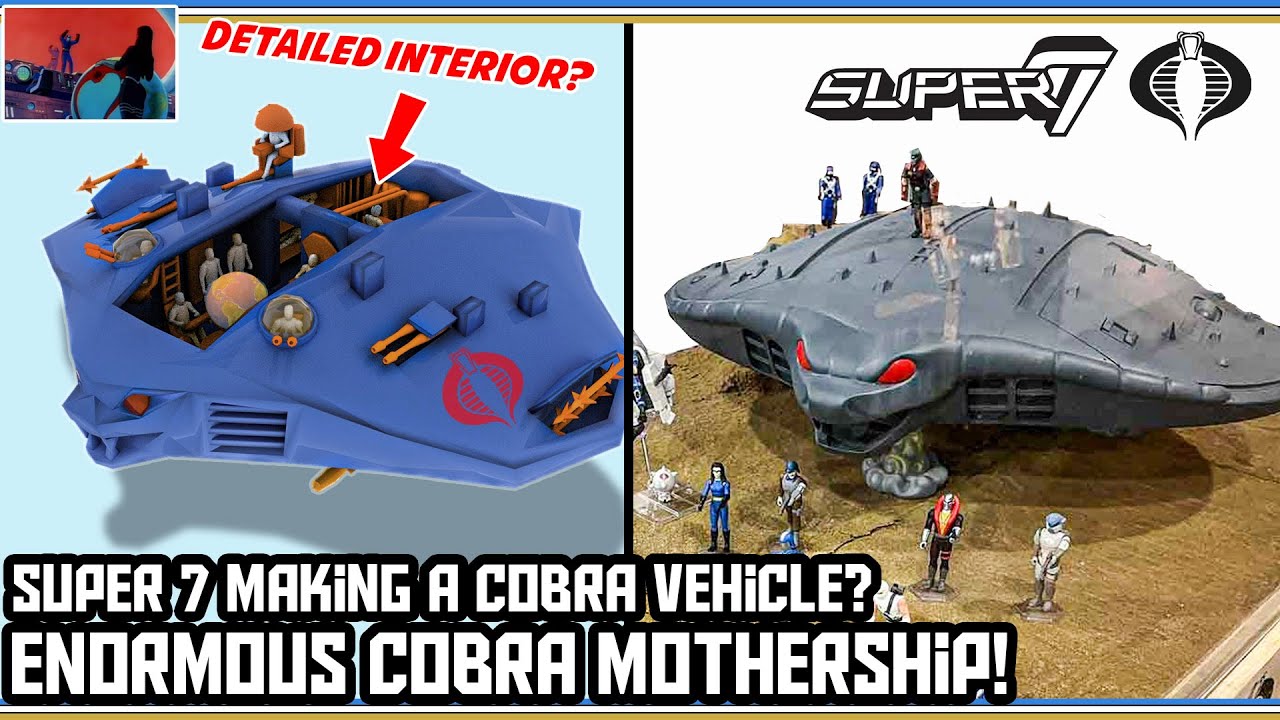 Giant Cobra Mothership! Super 7 making a Gi Joe vehicle?