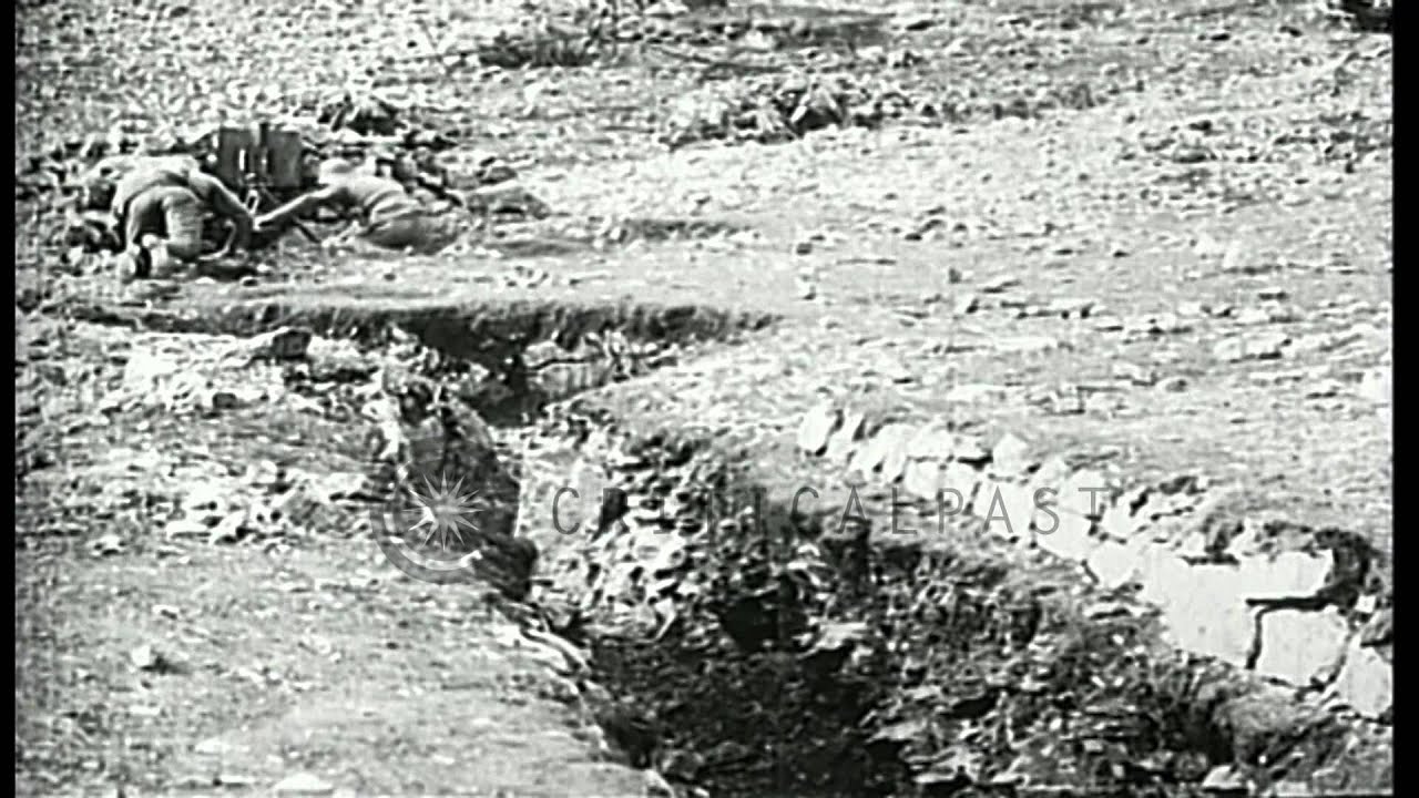 King Charles IV (Emperor Karl I) of Austria Hungary, watches his troops in action...HD Stock Footage