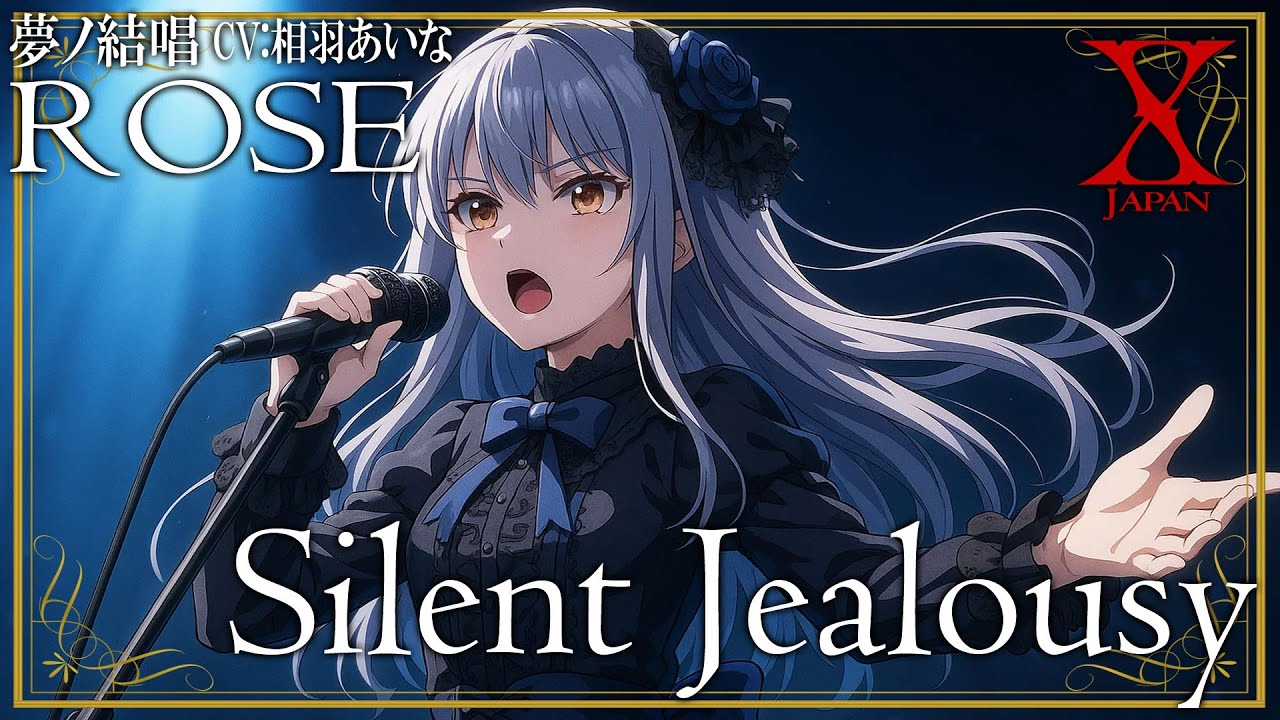 Silent Jealousy - X を 夢ノ結唱 ROSE（CV:相羽あいな）が 歌ってみた♪【バンドリ！】【ガルパ】#synthvcover #xjapan #破滅に向かって #jealousy