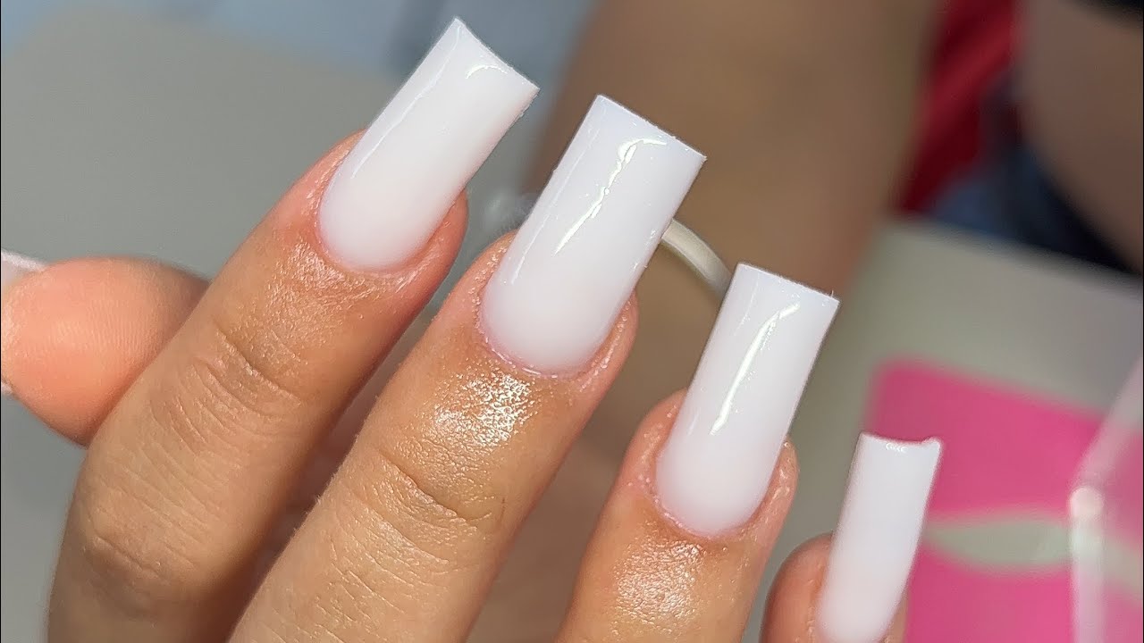 Milky White Nails 🥛🤍| Super Clean Application | Watch Me Work