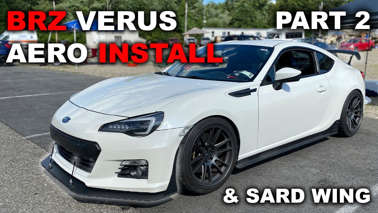 BRZ Splitter, Diffuser & Wing Install (PART 2)