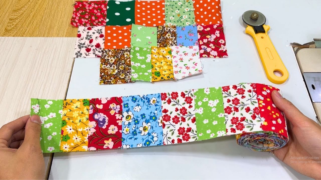 Project For Reuse of Patchwork - Quilt Pattern Tutorials for Beginner