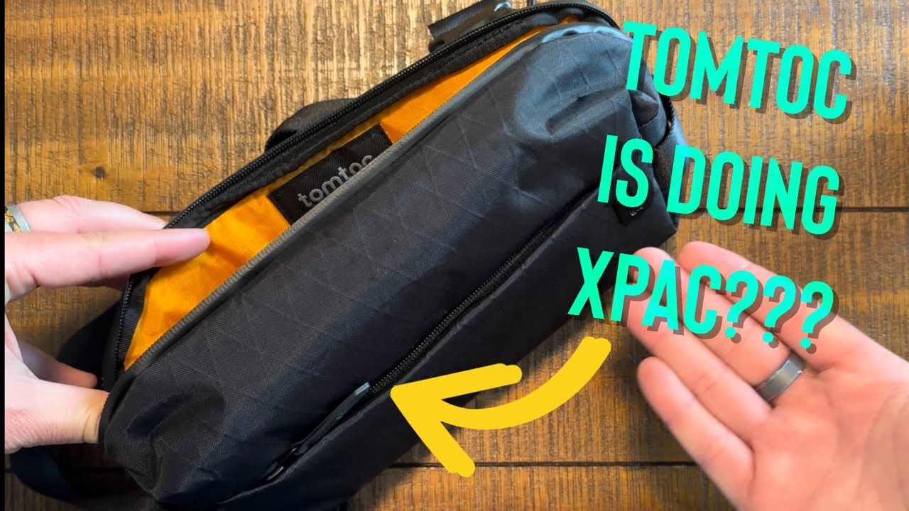 TomToc Compact EDC Sling 8 дюймов, версия XPAC! Обзор и сравнение