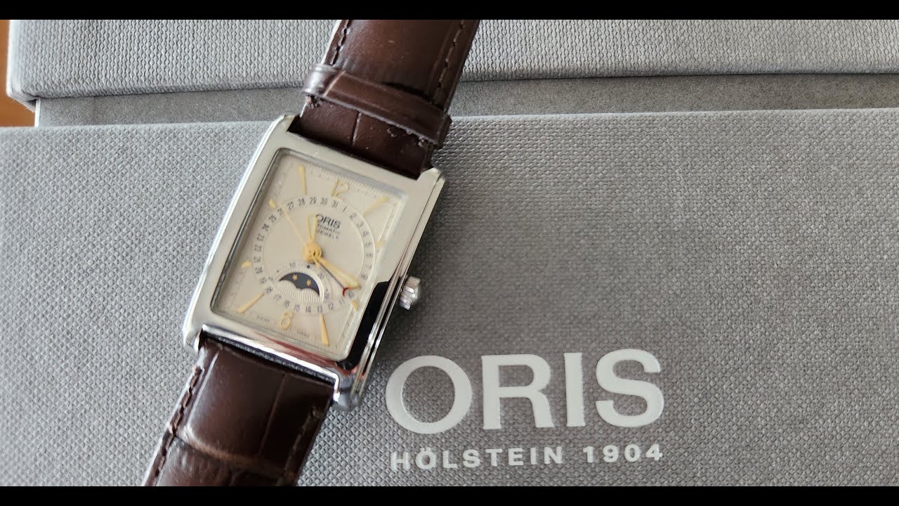 ORIS Rectangular, Moonphase, Pointerdate
