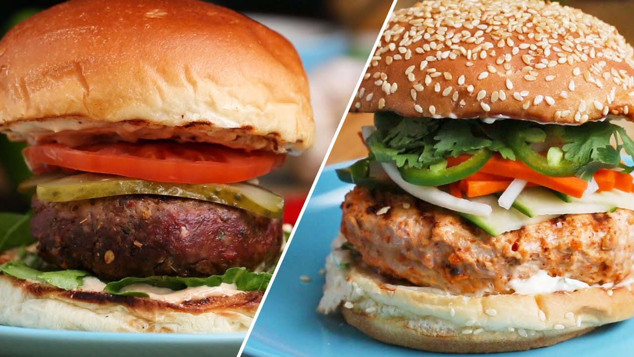 4 Ways To Spice Up Your Burgers • Tasty