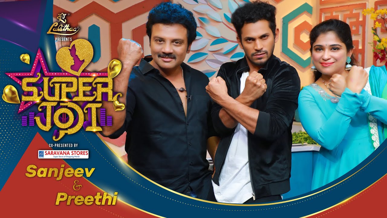Super Jodi Fun Cooking - Sanjeev ❤️ Preethi with Bala Kuraishi