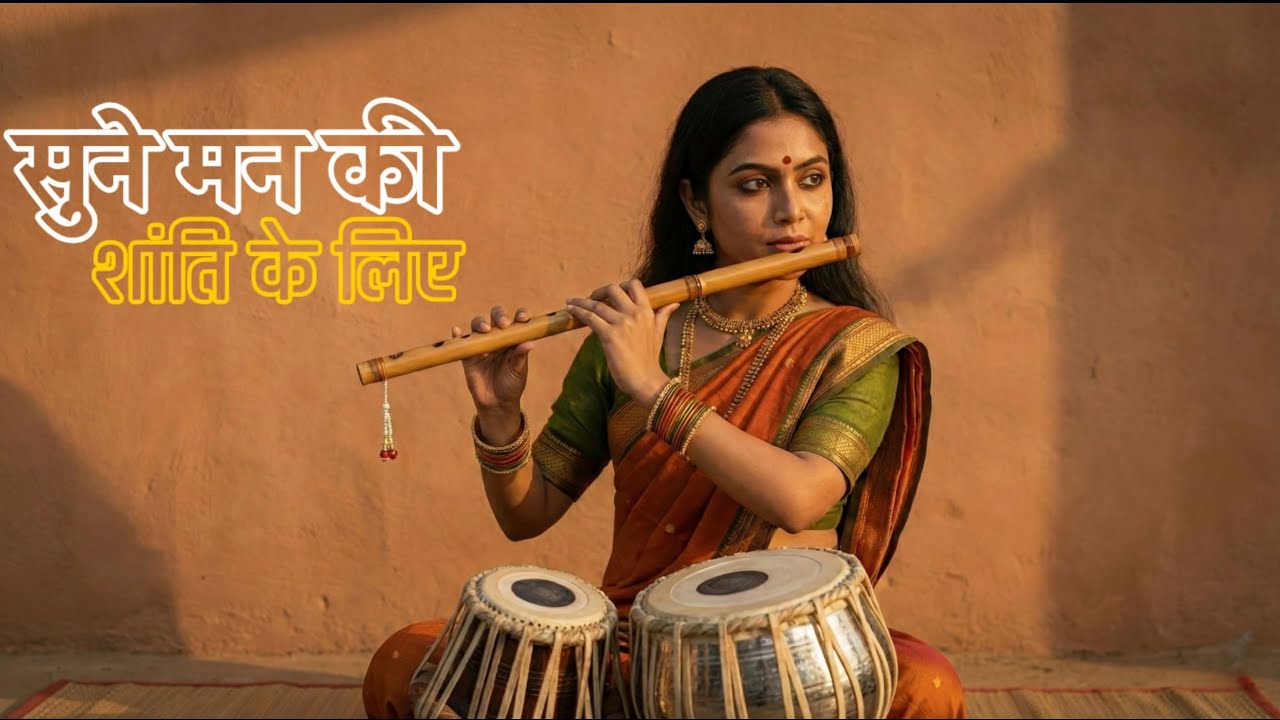Calm Indian Classical Bansuri Flute & Tabla | Deep Meditation Music | Peaceful Mind & Soul