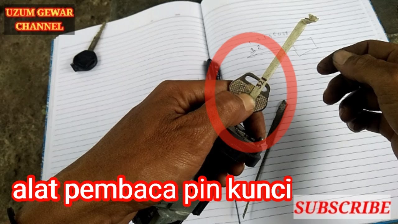 cara membuat alat pembaca pin kunci motor