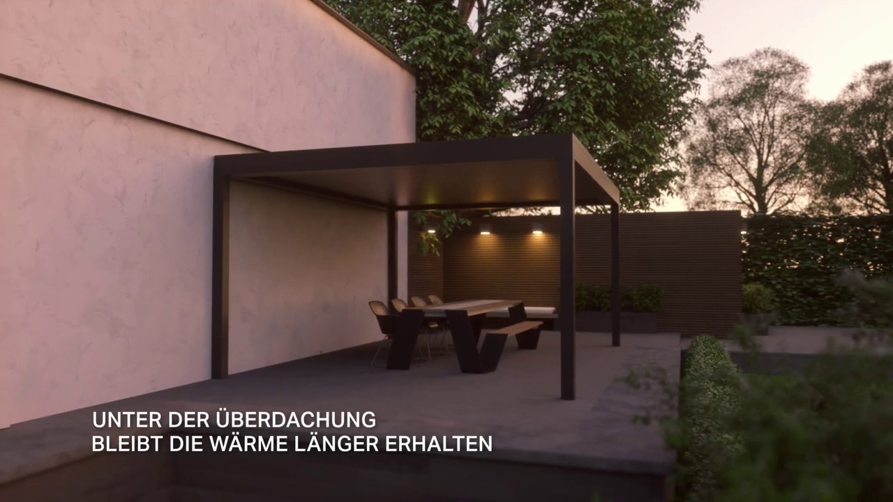Terrassen&uuml;berdachung B250 XL | Brustor Pr&auml;sentationsvideo