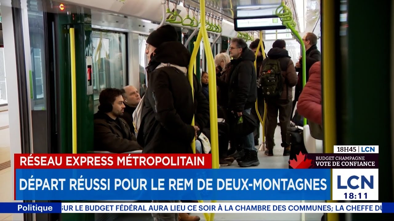 REM de Deux-Montagnes: un d&eacute;but tr&egrave;s attendu&hellip; et r&eacute;ussi