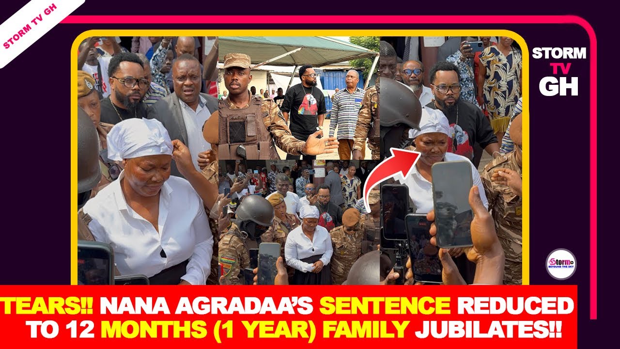🔥 TEARS 😭 Nana Agradaa’s Prison Sentence Reduce to 1 Year At Amasaman High Court | Family Jubilates!