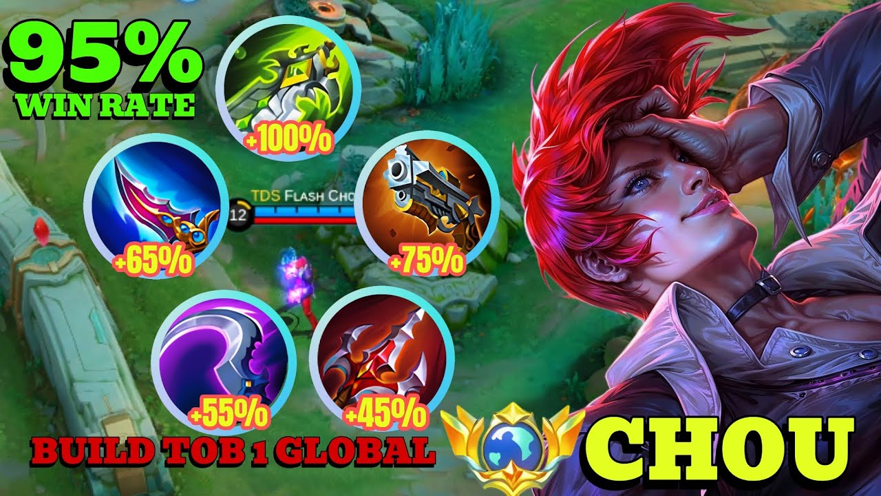 Chou KOF Skin Offlane – Finally Easy Top 1 Build 💥
