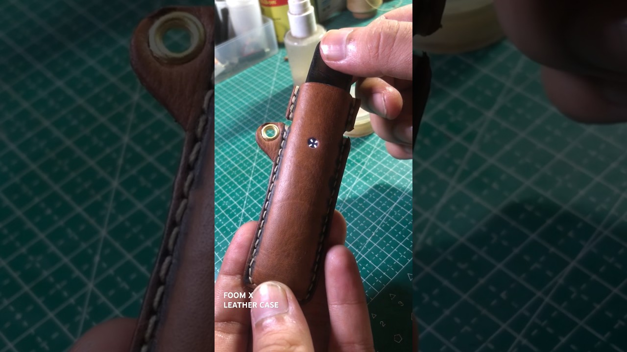 FOOM X LEATHER CASE diy #diy #leather #shorts #case