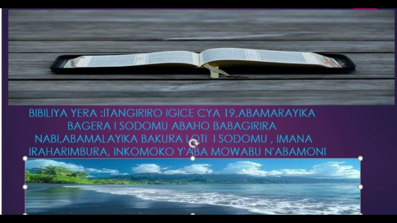 ABAMALAYIKA BAGERA I SODOMU ABAHO BABAGIRIRA NABI.