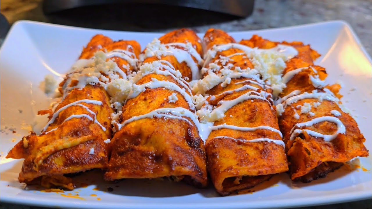 EASY Chicken Enchiladas With Homemade sauce  anyone can make!