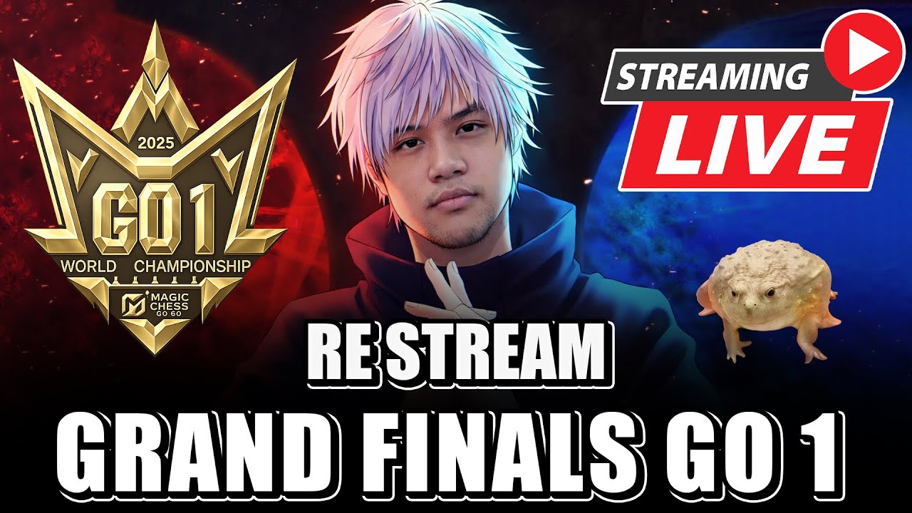 RE STREAM GRAND FINALS GO 1 | MAGIC CHESS GO GO