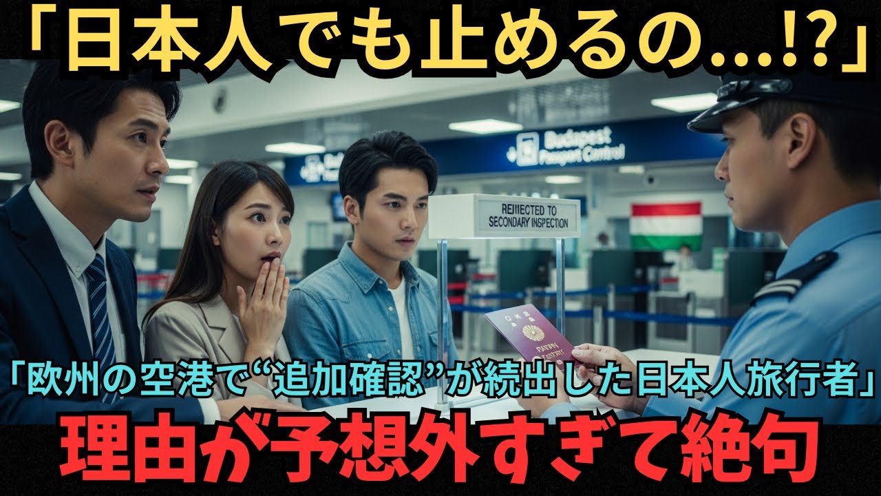 【海外の反応】「日本人でも止める」欧州の空港で“異常事態”…世界最強パスポートに何が起きたのか？