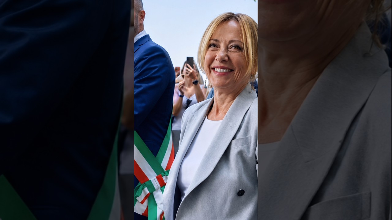 Giorgia Meloni Leads with Confidence #video #shorts #shortsfeed #world #news #beauty #italy #grazie