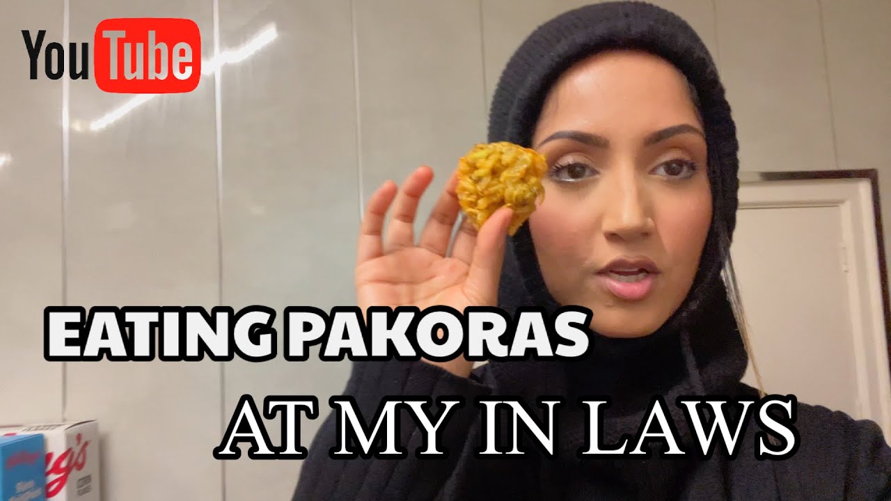 EATING PAKORAS AT MY IN LAWS #dailyvlogs #dayinthelife