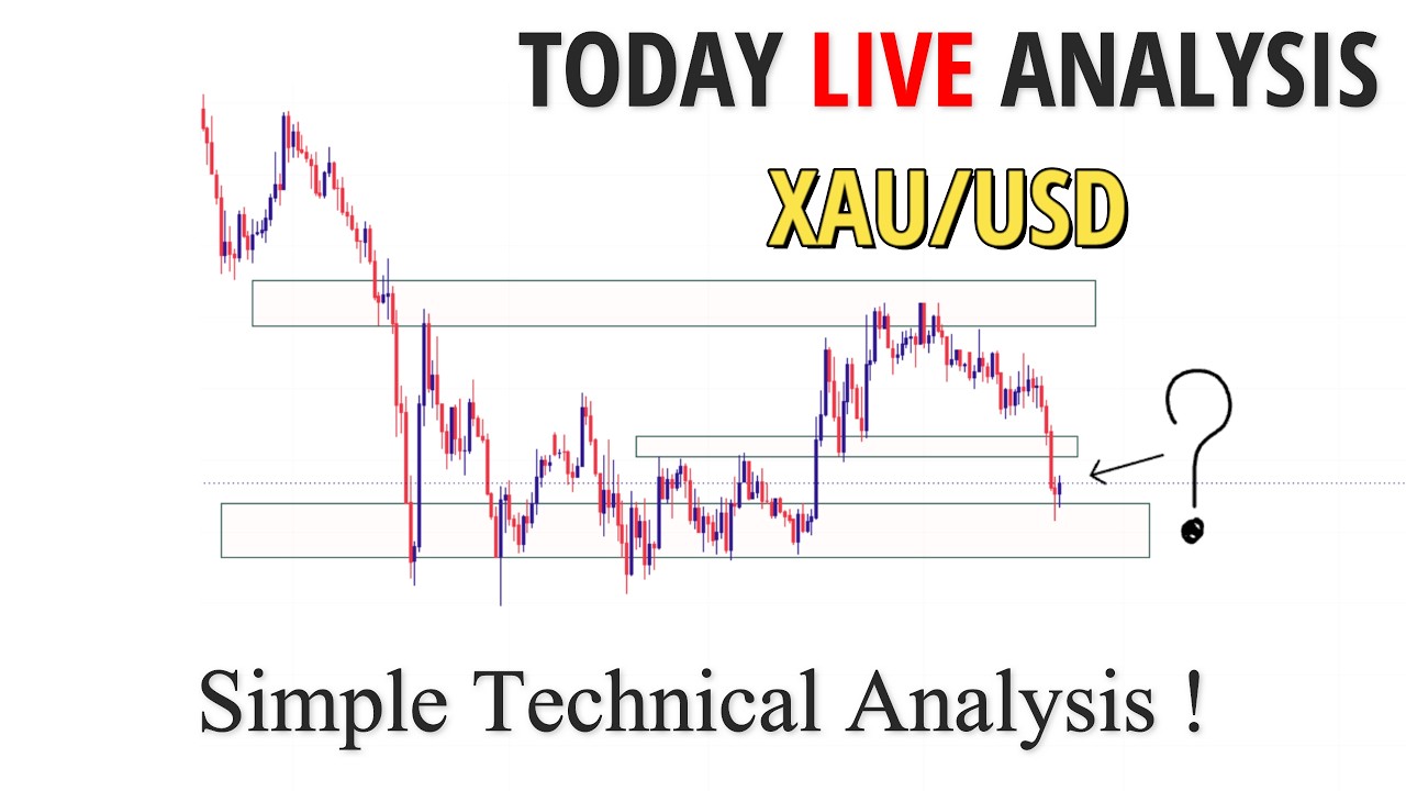 XAUUSD GOLD Today live analysis in Hindi || Gold Forecast || Simple technical analysis in hindi
