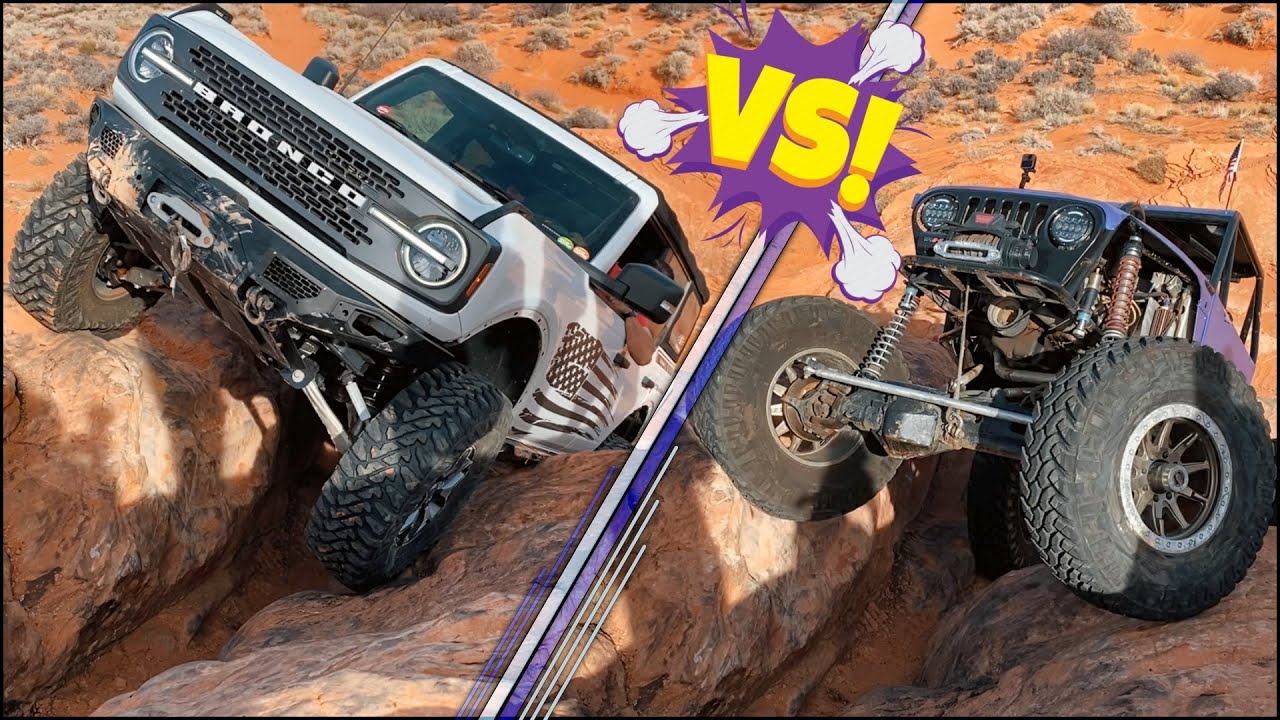 NEW FORD BRONCO vs ROCK CRAWL BUGGY!