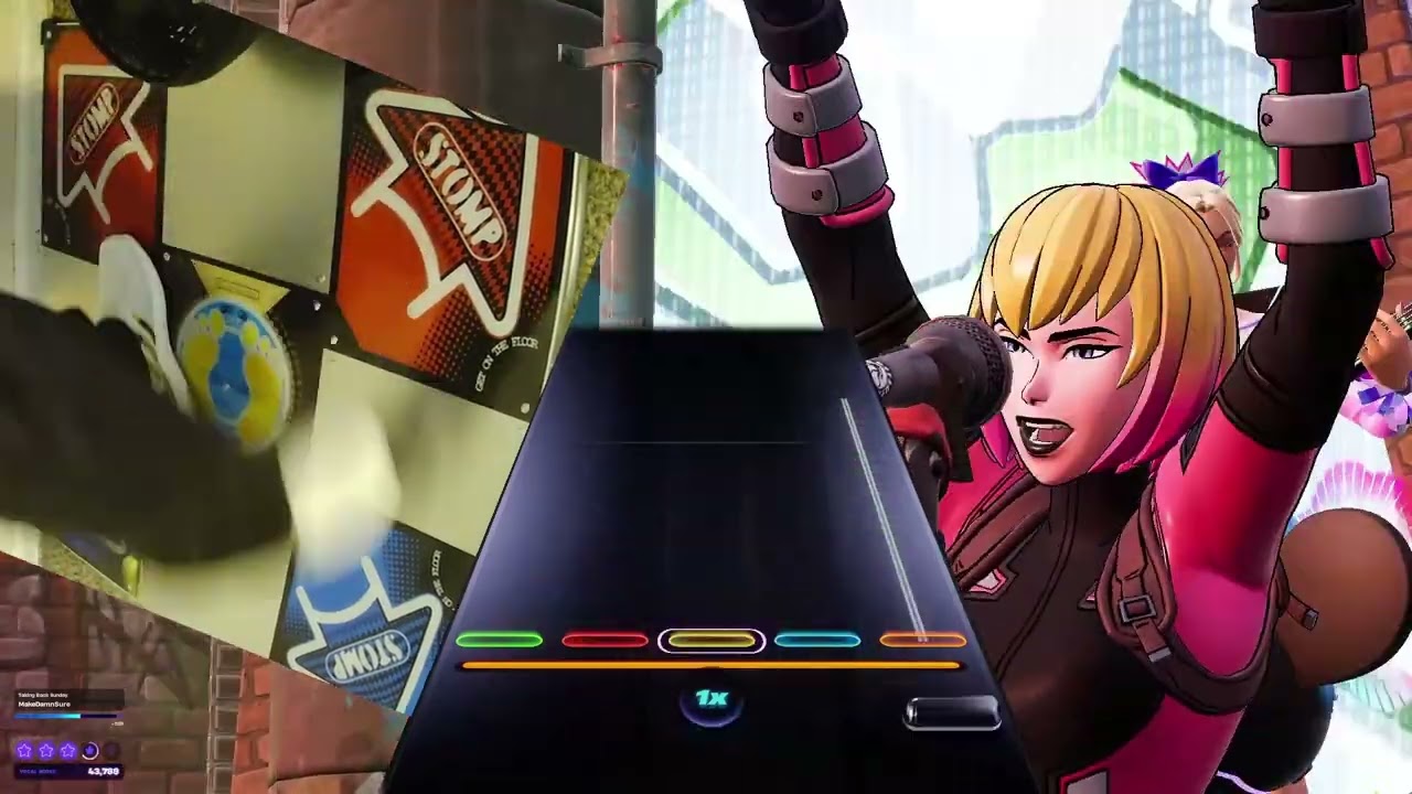 Pump It Up Fortnite Festival Expert: MakeDamnSure Taking Back Sunday Vocal