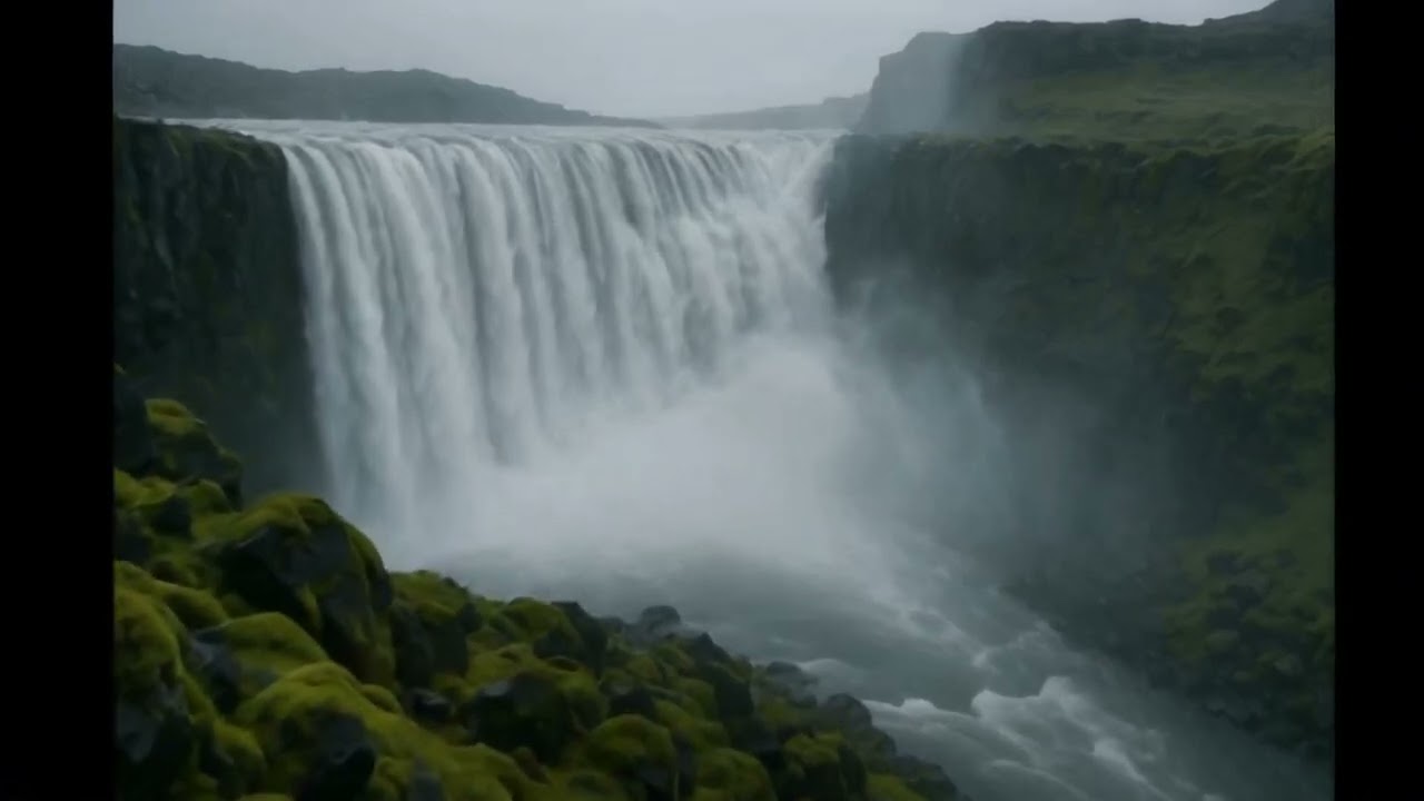 15 Dk Ambient İzlanda Şelalesi ve Doğa Sesi
