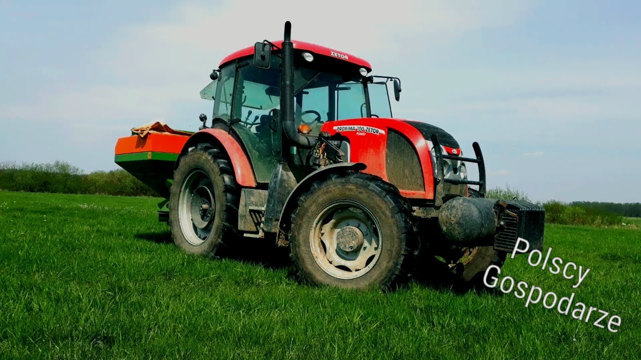 Siew nawozów 2k18 | Zetor Proxima 100 Power | Amazone ZA-U 1801 | Zetor 6340