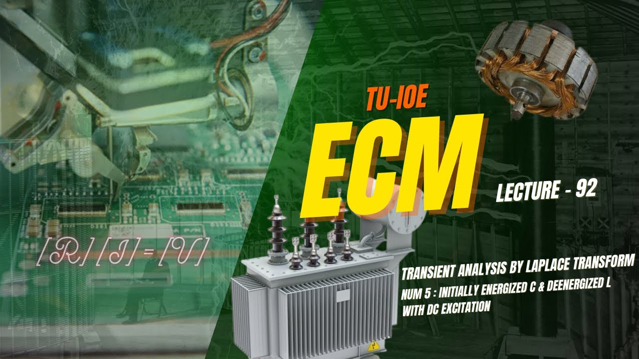 L92 | Num 5 | 072 Kartik| Find i(t) | C is Energized with q=800𝝁𝑪 | Laplace Transform | ECM | TU-IOE