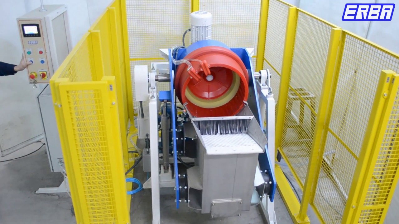 Erba Yüzey İşlem Santrifüjle Çapak alma Turbo 60 - Centrifugal Surface Mass Finishing