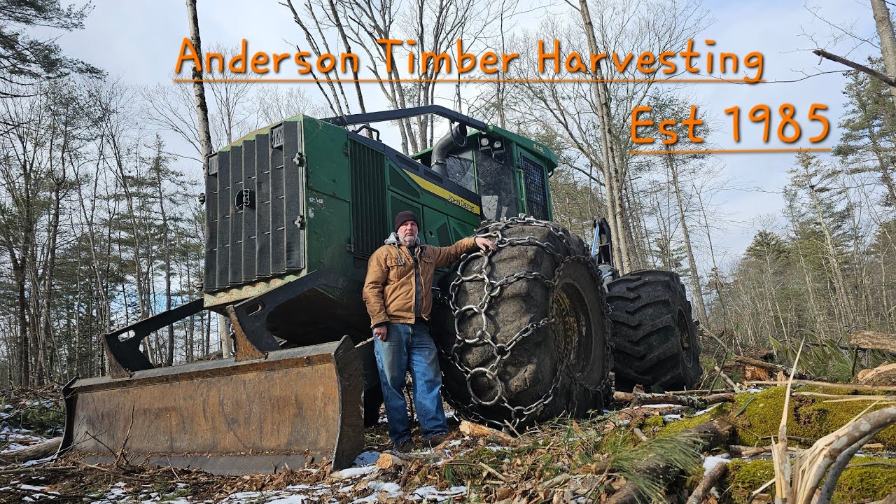 Anderson Timber Harvesting #Tigercat #Skidder #Slasher #Gopro