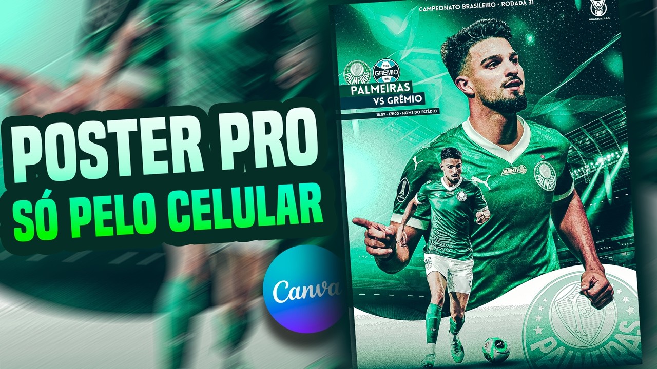 Flyer de Futebol Profissional no Canva: O GUIA DEFINITIVO PELO CELULAR