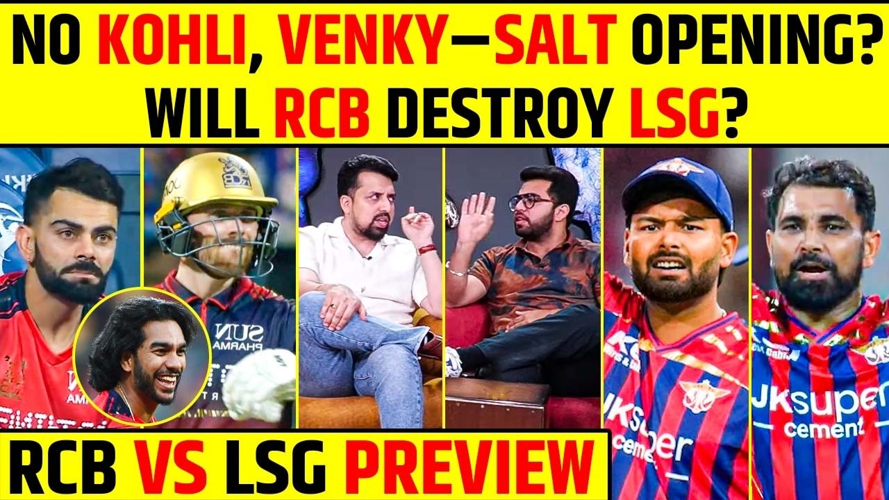NO Virat Kohli 😱 VENKY-SALT OPENING? RCB VS LSG FULL MATCH PREVIEW! #viratkohli #rcbvslsg #ipl2026