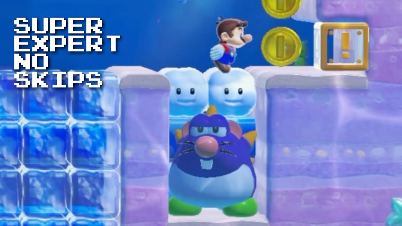 Super Expert No Skips: Bouncer Says No Jumping (Mario Maker 2, Switch 2)
