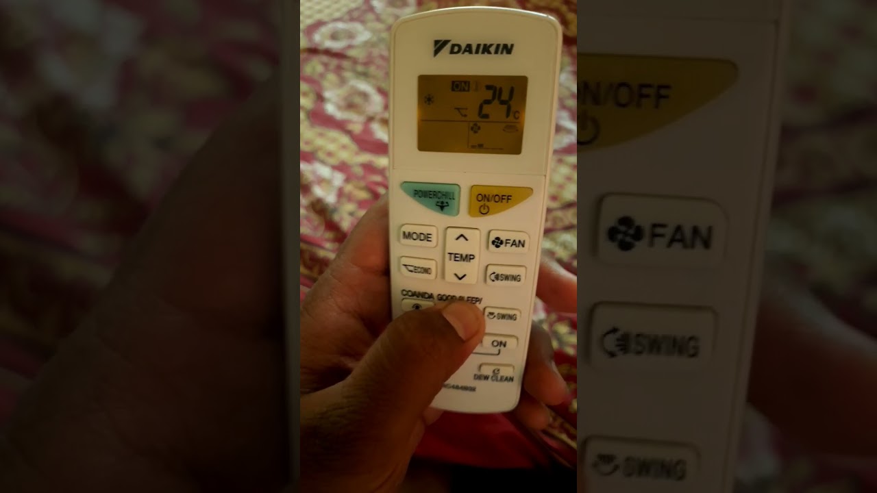 how can you show Daikin AC led temprature? Daikin AC me aap aapna AC ka temperature kese dekhay dega