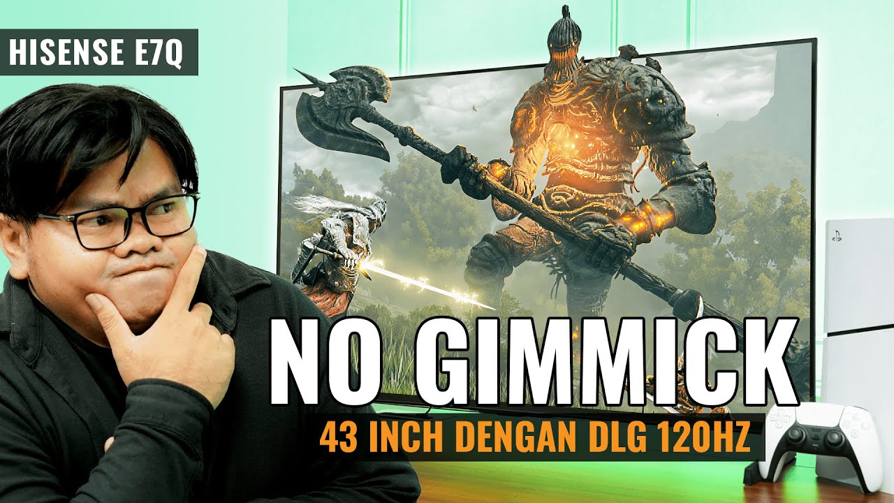 TV 3 JUTA 43 INCH TERBAIK BUAT PS5 I Hisense E7Q